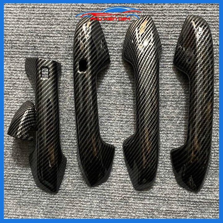 Ốp tay hõm Cerato 2019-2020-2021-2021 vân carbon, mạ crom chống trầy bảo vệ cửa xe ô tô