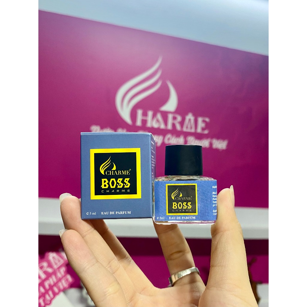 Nước Hoa Nam Charme Boss 5ml Dạng Chấm Mạnh Mẽ, Sang Trọng_Nước Hoa Chính Hãng