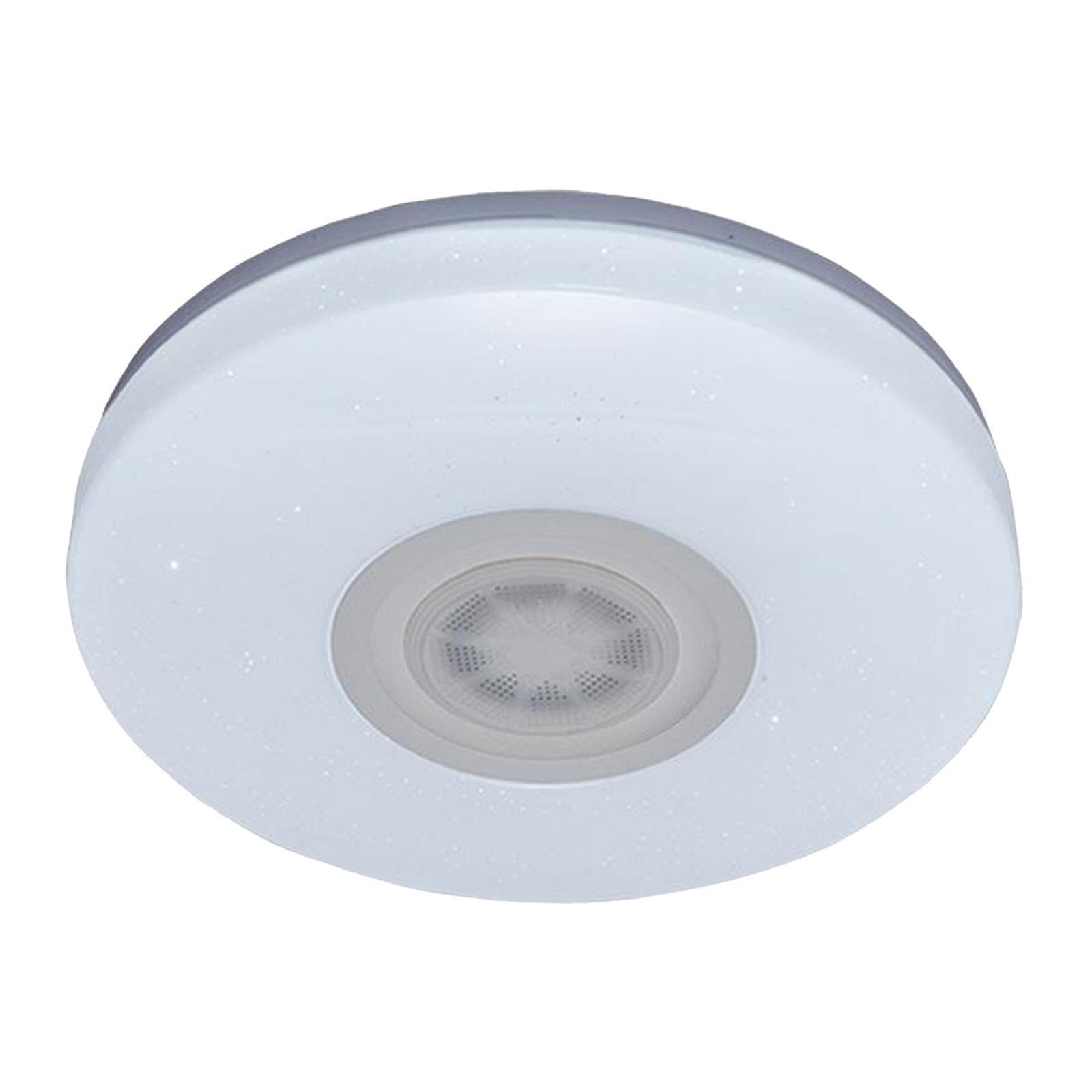 Home Modern LED Music Ceiling Light Bluetooth Speaker Smart APP Remote Control