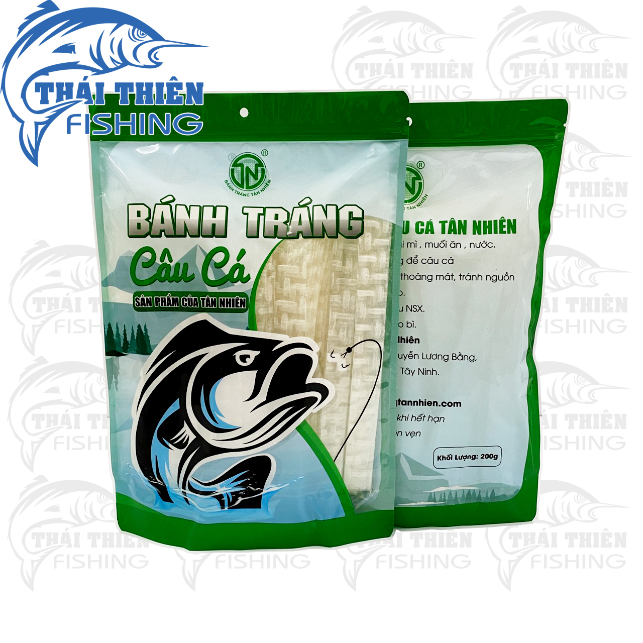 Bánh Tráng Câu Cá Tân Nhiên Gói 200g Cắt Sẵn Dùng Móc Vào Lưỡi Câu Cá Tra, Chim, Chép, Rô Phi Bằng Mồi Cám, Bún, Cháo