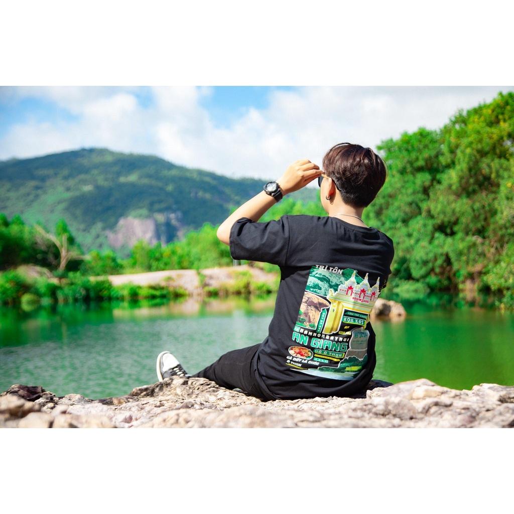 Áo thun Local Brand unisex in hình An Giang chất liệu cotton dày dặn - Duky Store
