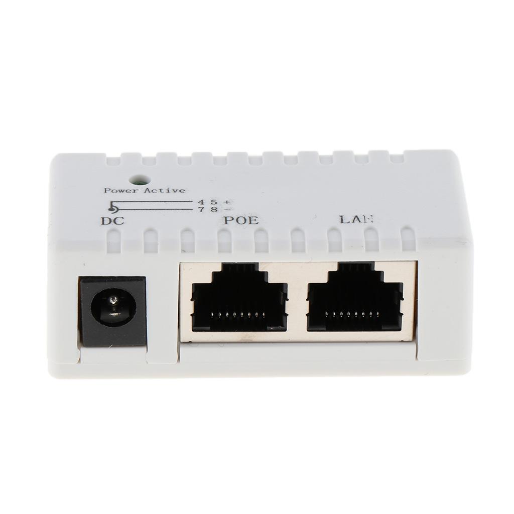 POE Injector Power over Ethernet Switch Adapter for IP Camera Networking