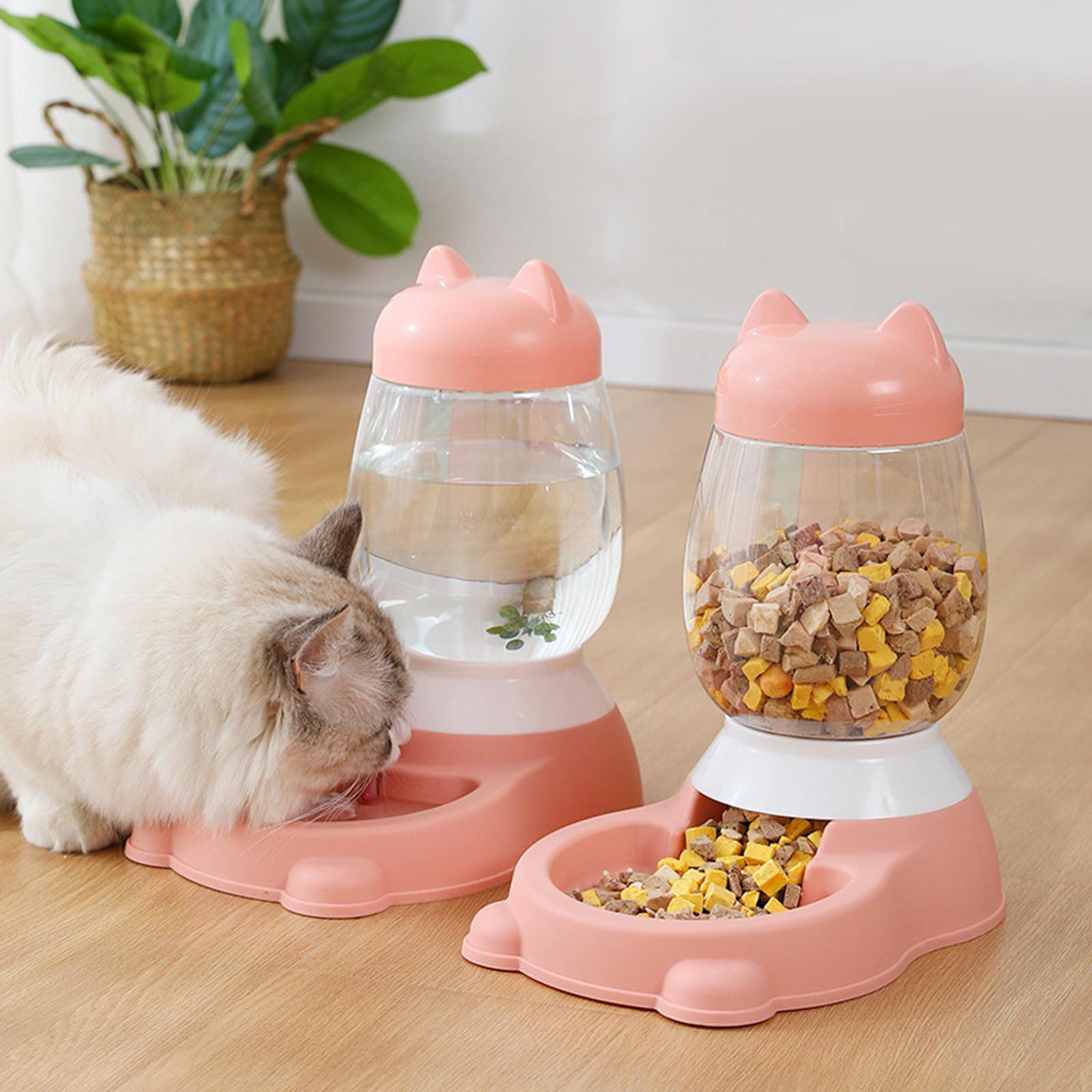 Large Capacity Feeder Dispenser Pet Bowls for Rabbit Puppy