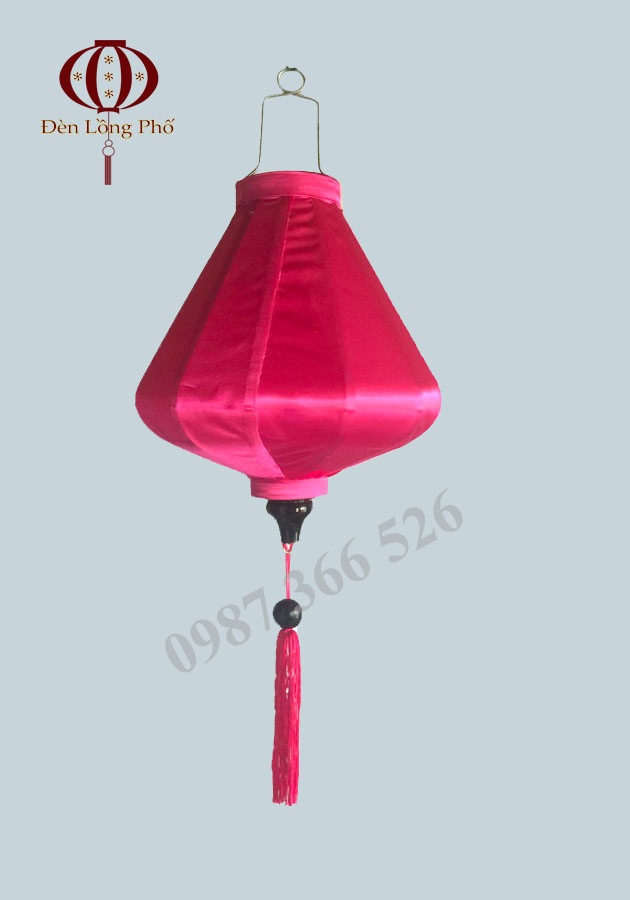 Combo 20 đèn lồng Hội An vải phi bóng size 30 cm nhiều màu nhiều kiểu chuyên dùng trang trí ngoài trời