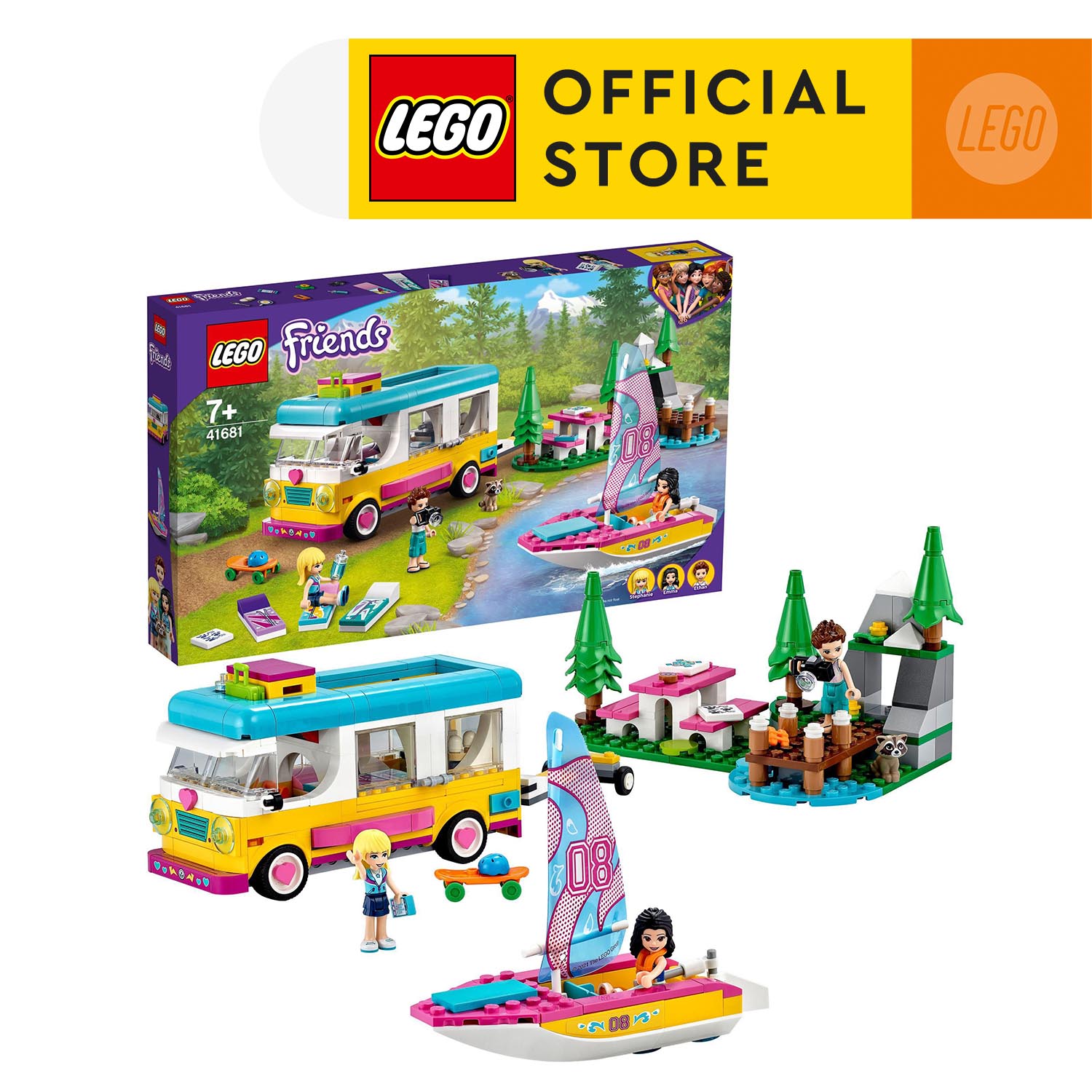 LEGO Friends 41681 Chuyến dã ngoại mùa hè (487 chi tiết)