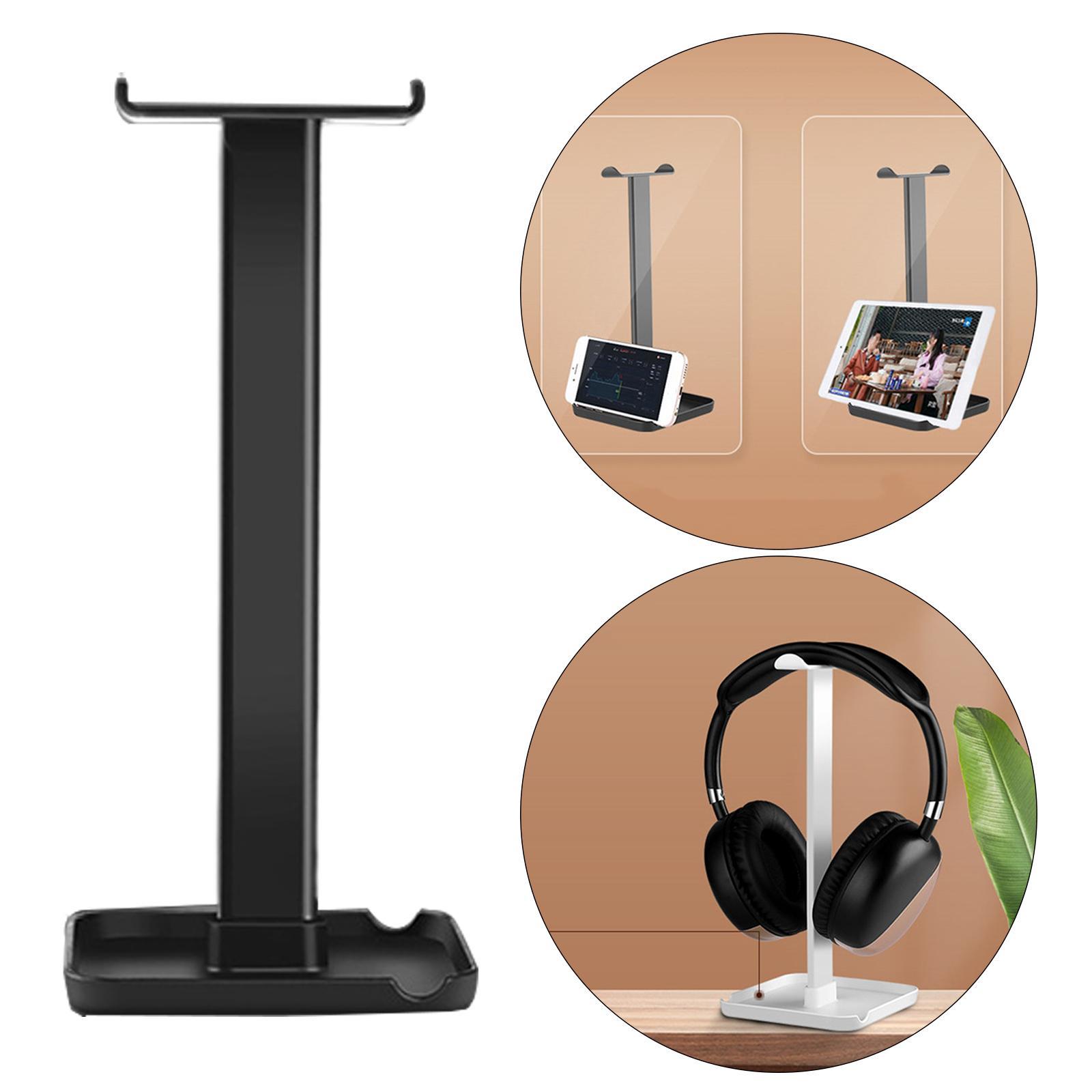 Gaming Headphone Stand ABS Headset Holder Hanger Sturdy Black