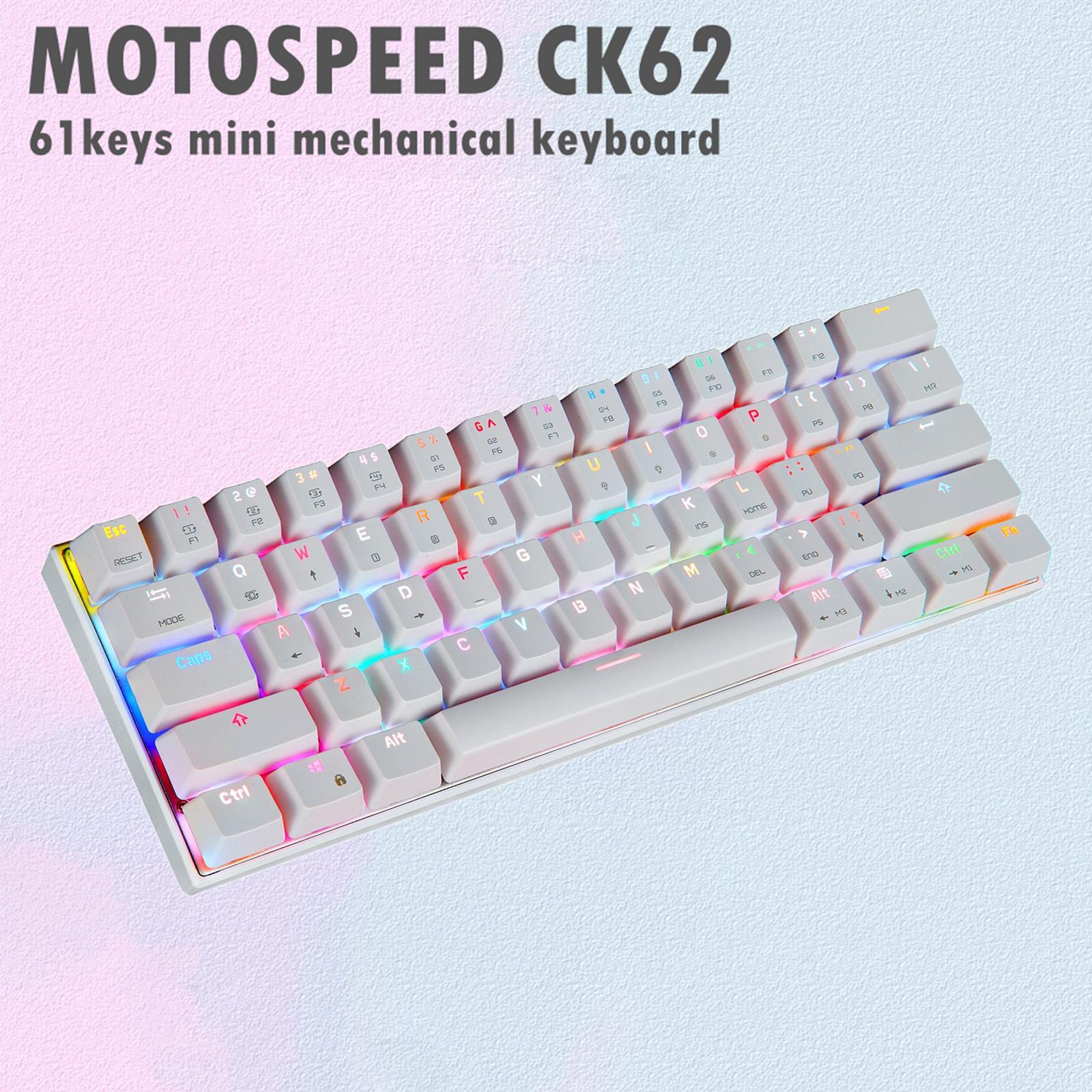 Mechanical Keyboard 61 Key ABS Plasic Classic Durable for Laptop Computer