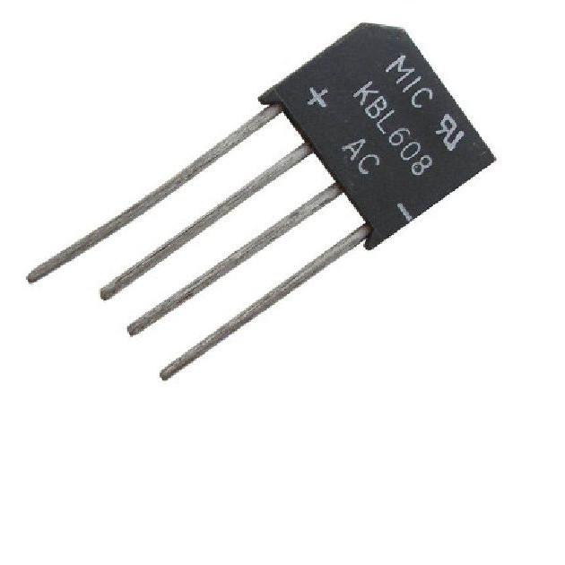 KBL608 DIODE CẦU 6A 1000 V