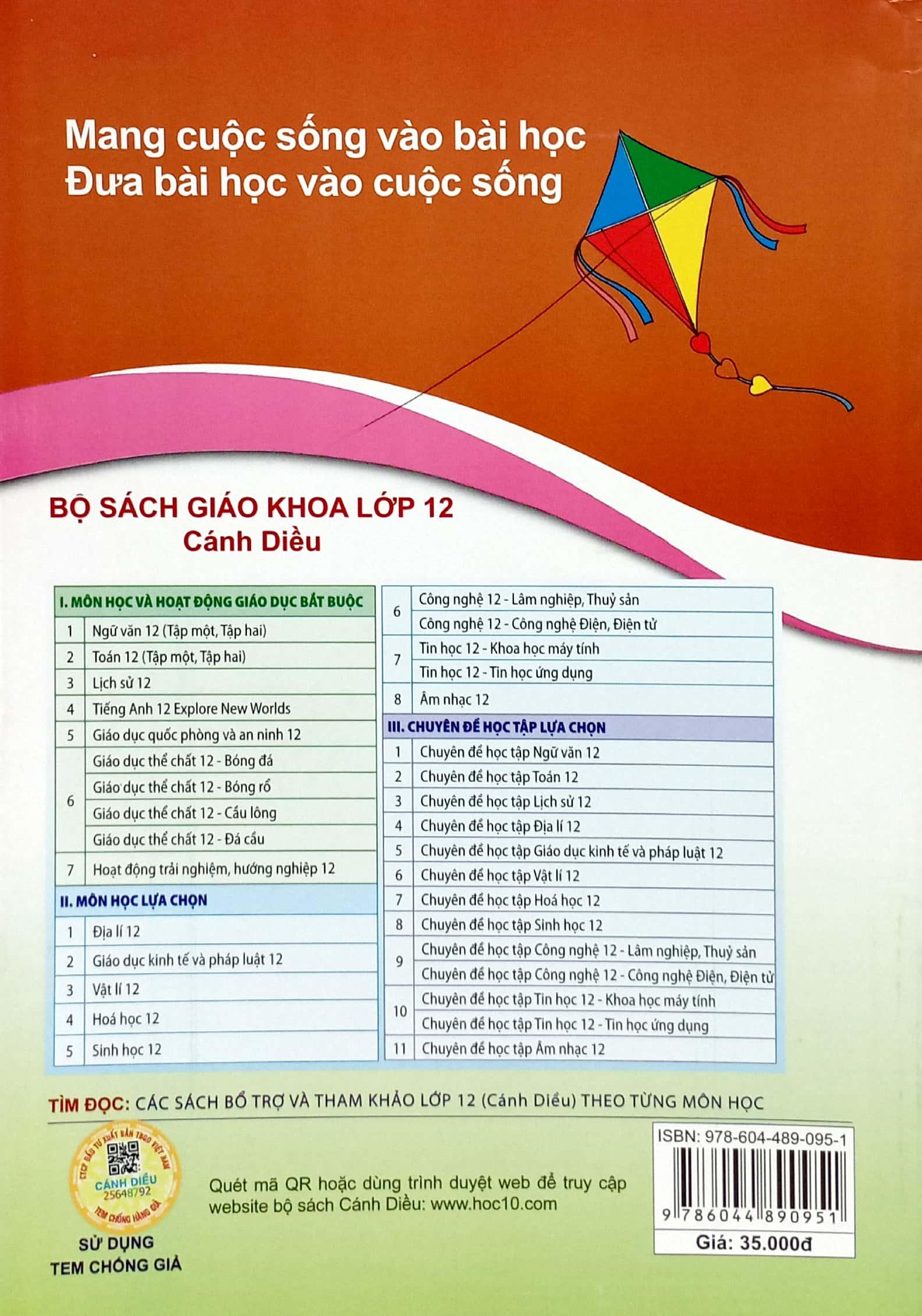 Bài Tập Giáo Dục Kinh Tế Và Pháp Luật 12 (Cánh Diều) (Chuẩn)