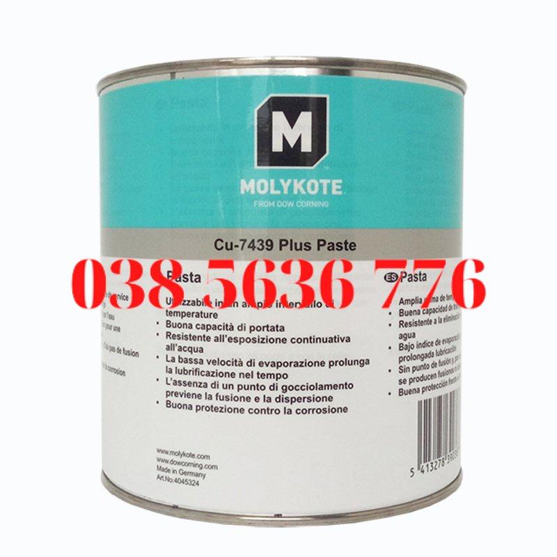 Molykote Cu-7439 Plus Paste, Mỡ Chịu Nhiệt Độ Cao, Chống Ăn Mòn Ren, Chống Dính