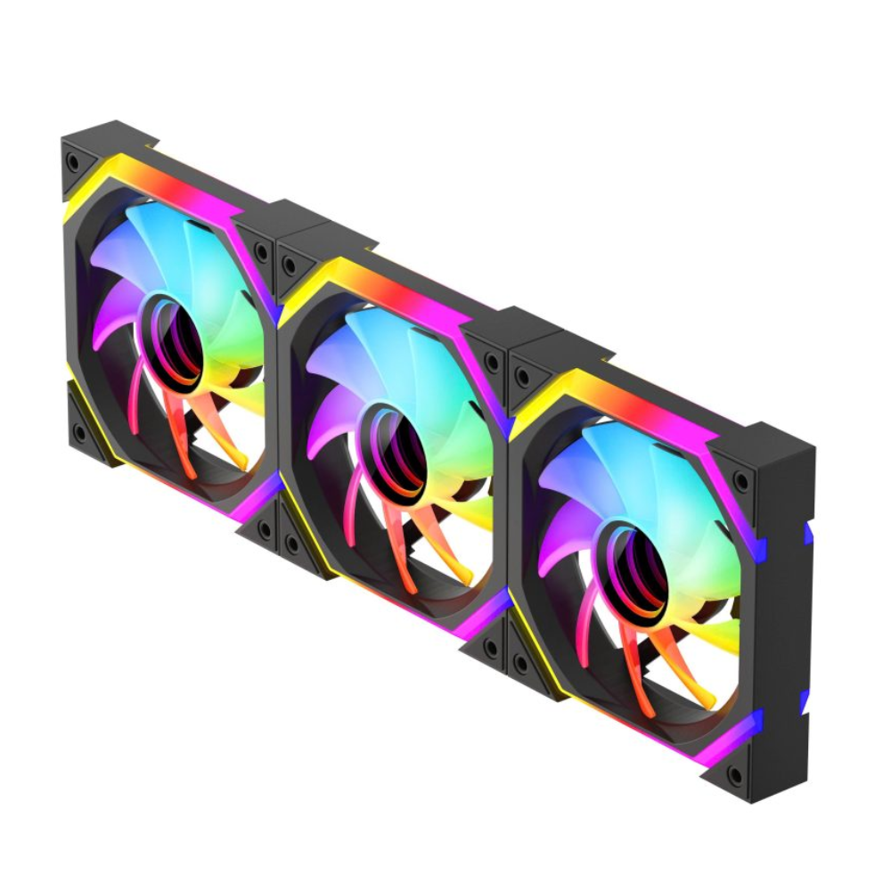 Quạt Tản Nhiệt Fan Case Leopard Galaxy SE ARGB Sync Main Đen– Hàng Chính Hãng