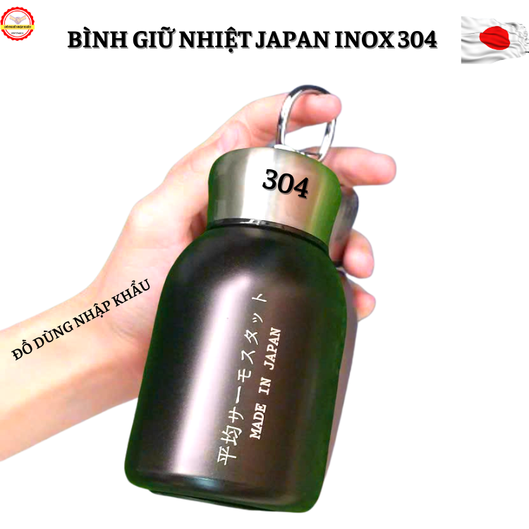 Bình giữ nhiệt Inox 304 cao cấp đến từ NHẬT BẢN- Dung tích 300ML