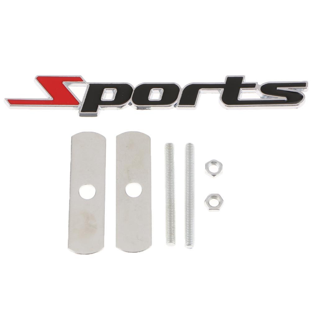 Universal Car SUV Body Fender Trunk Aluminum 3D ''Sport'' Sticker