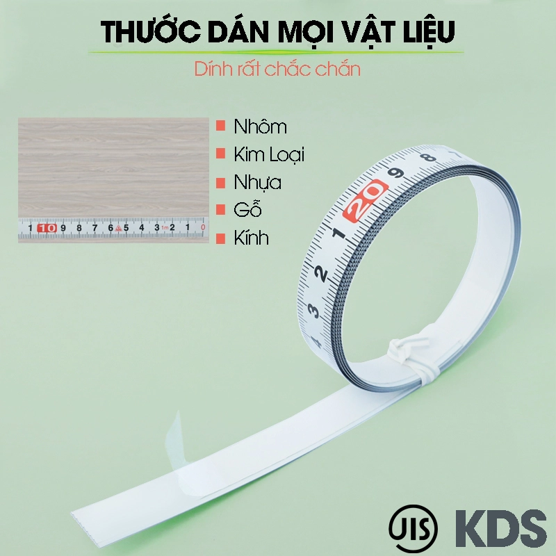 Thước dán số đo từ phải sang trái Nhật Bản KDS