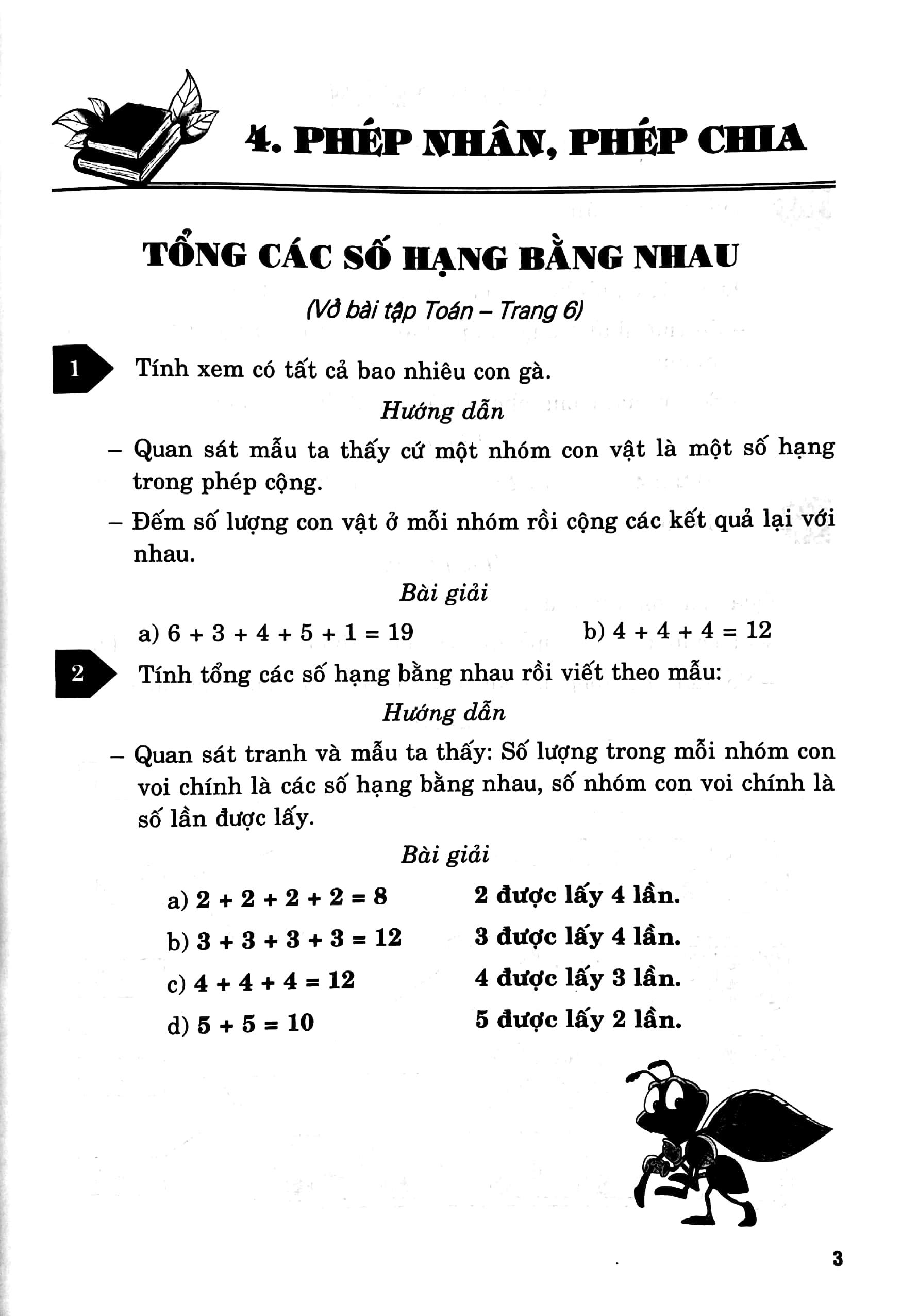 Hướng Dẫn Giải Vở Bài Tập Toán Lớp 2 - Tập 2 (Chân Trời Sáng Tạo)