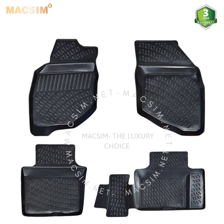 Thảm lót sàn ô tô nhựa Jazz/ Honda fit first generation 2001-2008 Nhãn hiệu Macsim