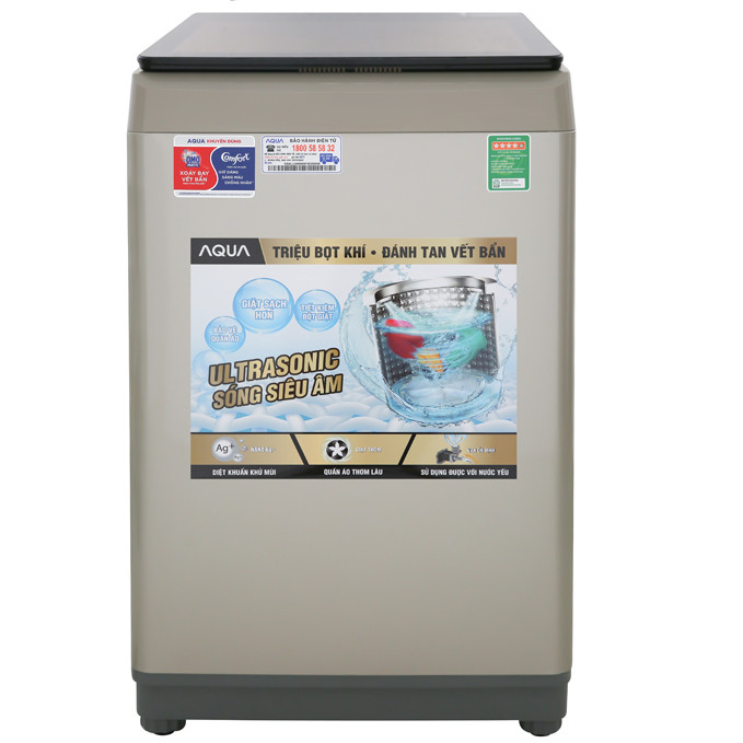 Máy giặt Aqua 9 Kg AQW-U91CT N Mẫu 2019 (HÀNG CHÍNH HÃNG)