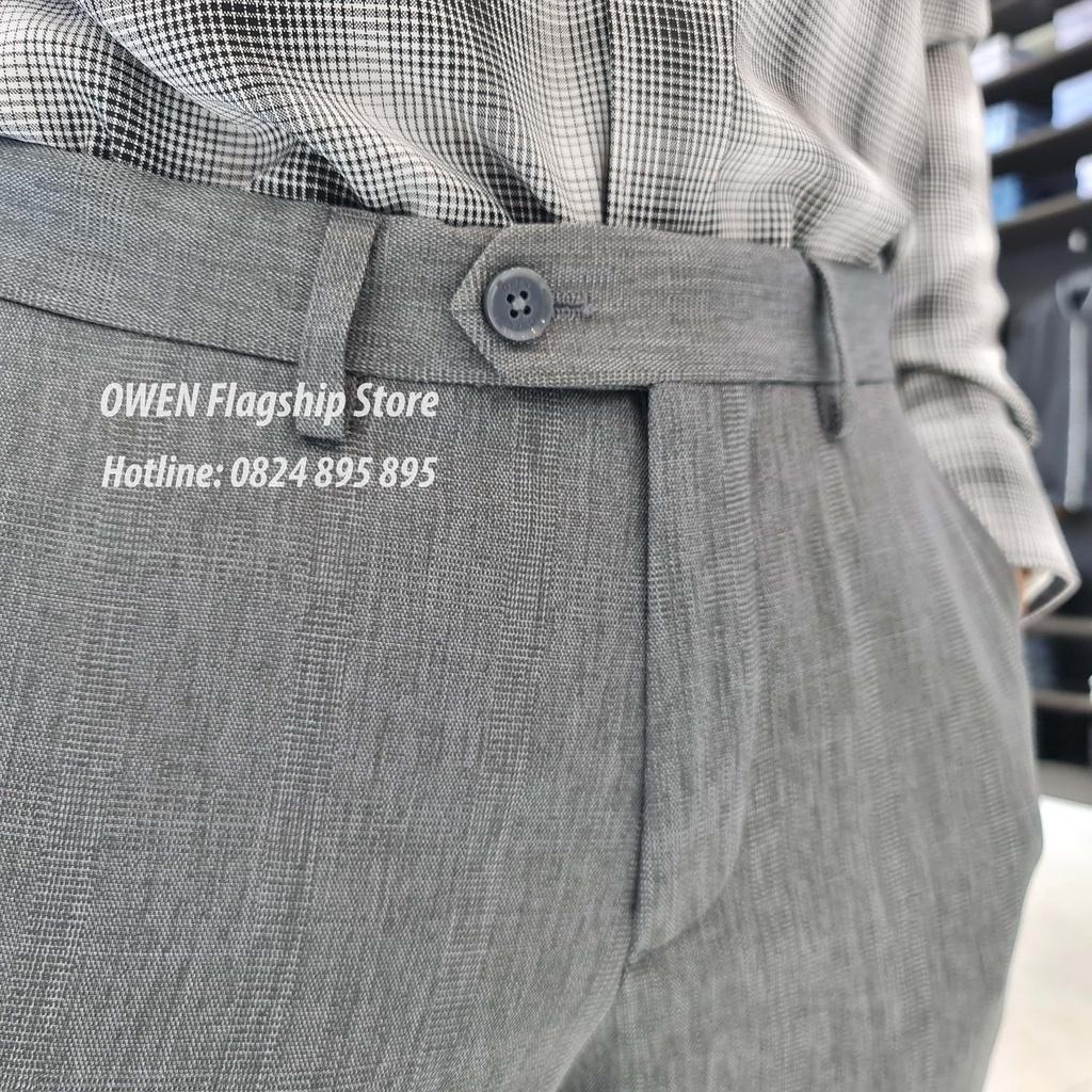 OWEN - Quần âu nam công sở dáng TRENDY sợi NANO mã QD22762
