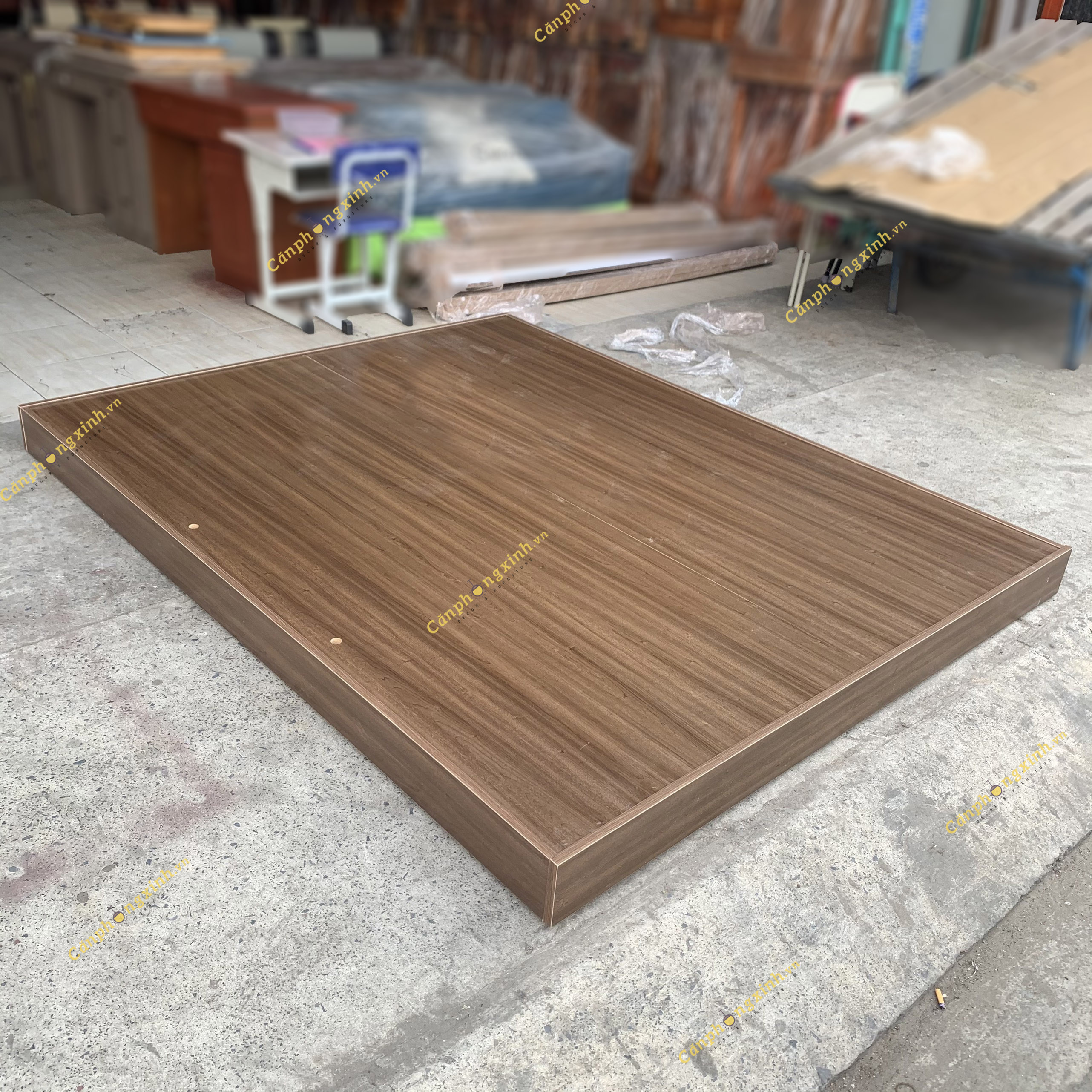 Giường ngủ bệt kiểu nhật, không đầu giường, gỗ MDF CPX-GB02