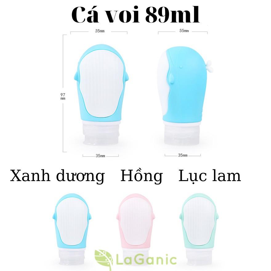 Lọ chiết mỹ phẩm dầu gội du lịch Silicon 89ml