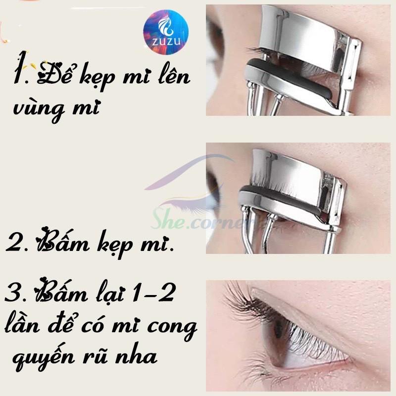 Kẹp mi uốn mi siêu cong quyến rũ bằng thép không gỉ