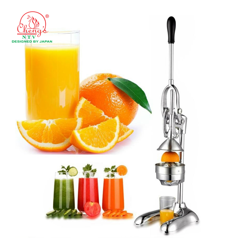 Máy ép trái cây Inox 304 bằng tay cỡ lớn Juicer, tỷ lệ vắt 98%, trọng lượng 6kg | Hàng nhập khẩu