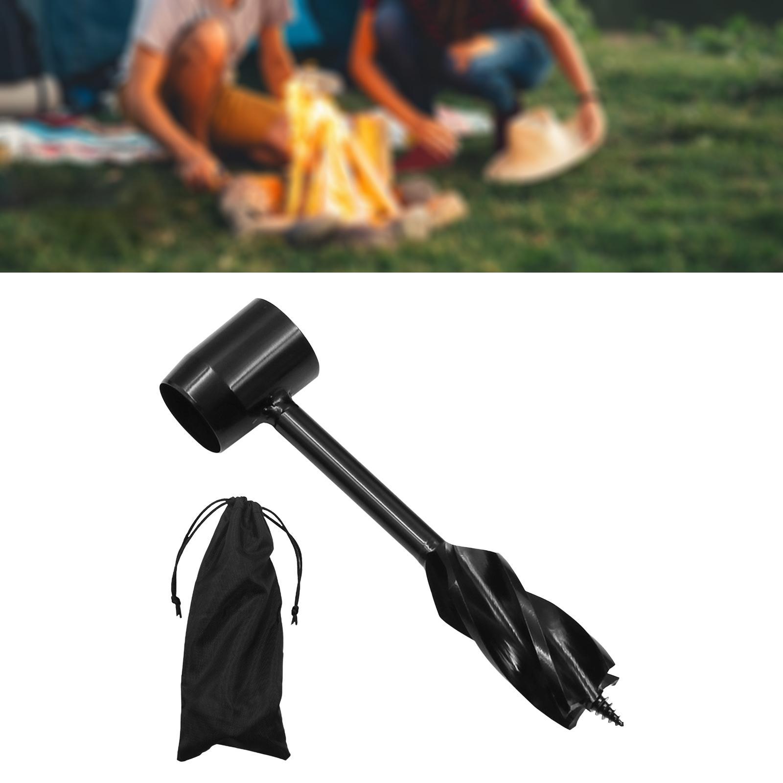 Bushcraft Settlers Tool for Survival Wood Auger Drill Bit Bushcraft Gear Hand Auger Drill Wood for Survival Travel Camping Outdoor