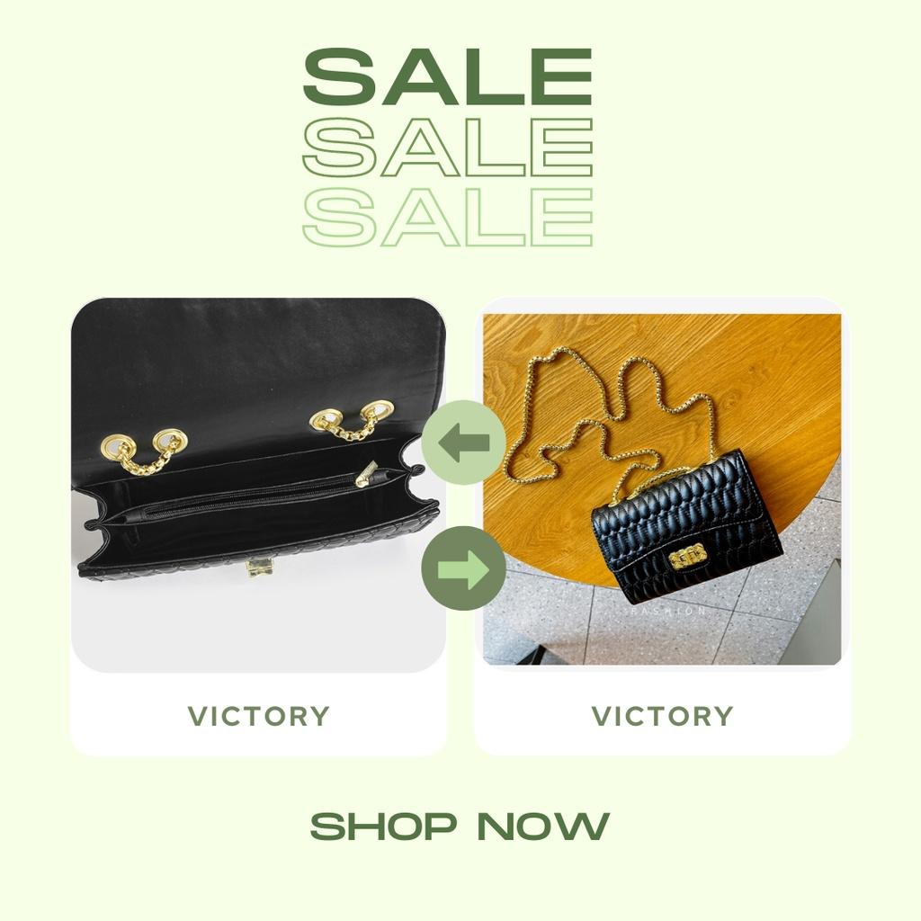 Túi xách nữ đeo chéo VICTORY 535 kết hợp kẹp nách hàng Quảng Châu thời trang