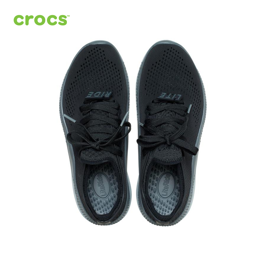 Giày lười nam Crocs LiteRide 360 Shoe Pacer M Black/Slate Grey - 206715-0DD