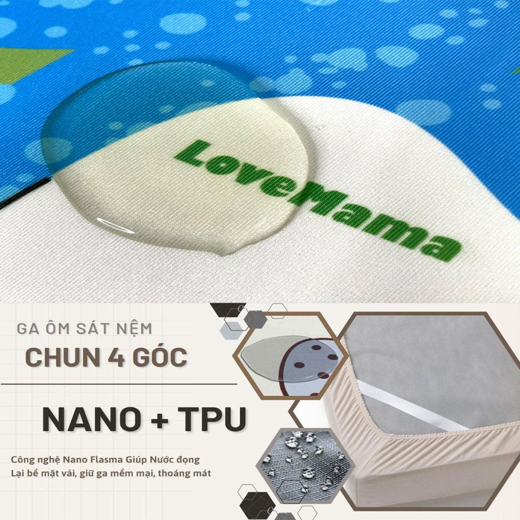 Ga chống thấm Cotton khủng long không nóng, mềm mại thoáng mát LoveMama