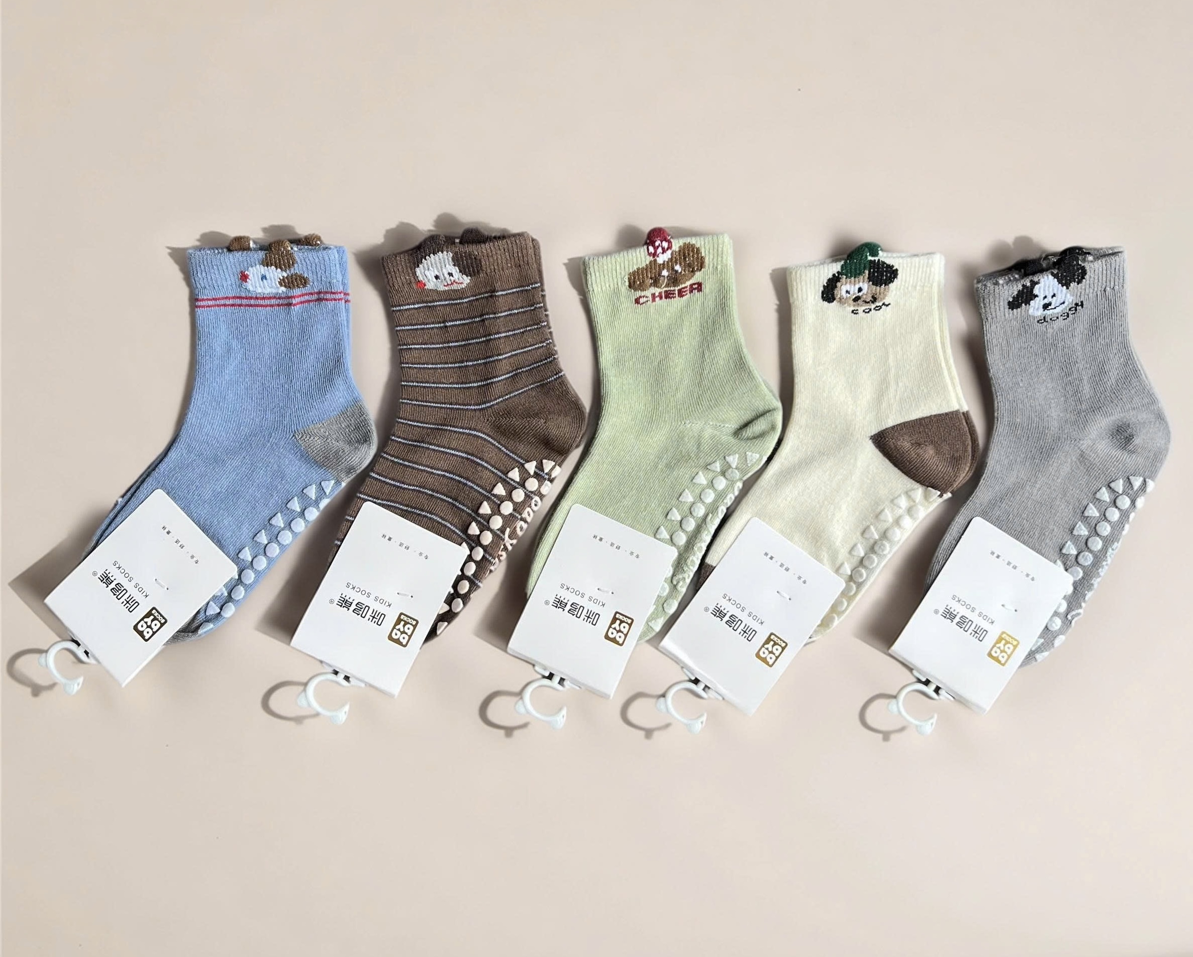 SET 5 ĐÔI TẤT VỚ 49 DỄ THƯƠNG CHỐNG TRƯỢT TỪ 1-12 TUỔI DÀNH CHO BÉ TRAI BÉ GÁI