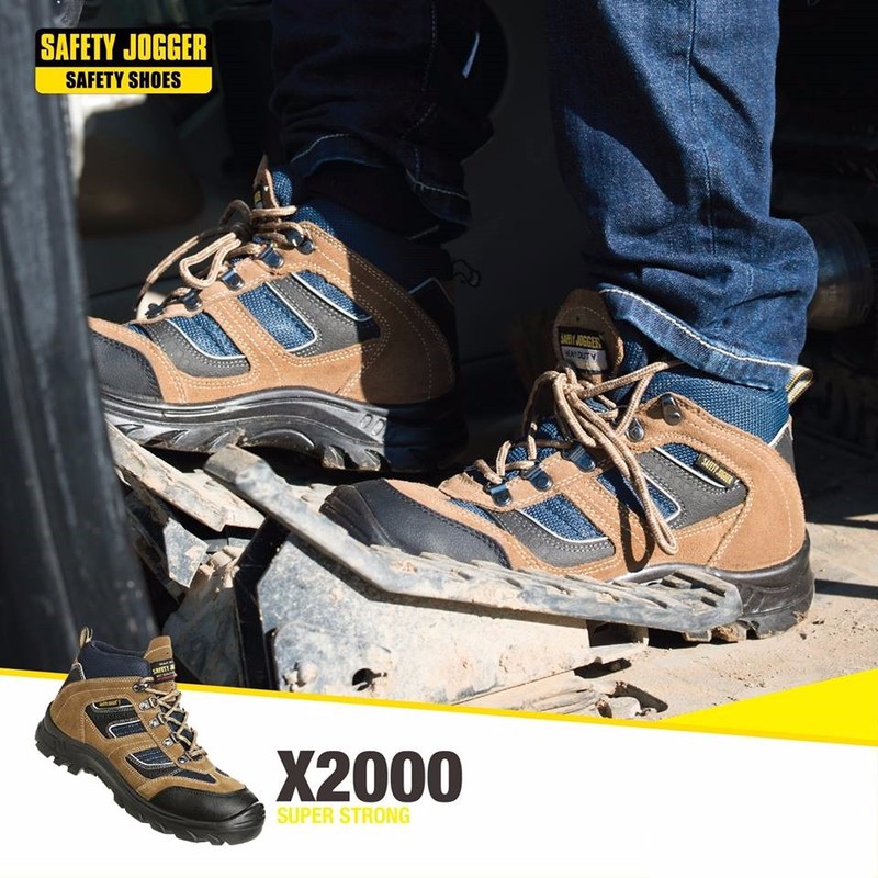 Giày bảo hộ đa năng cao cổ Safety Jogger X2000P chống thấm nước, chống đinh, êm chân