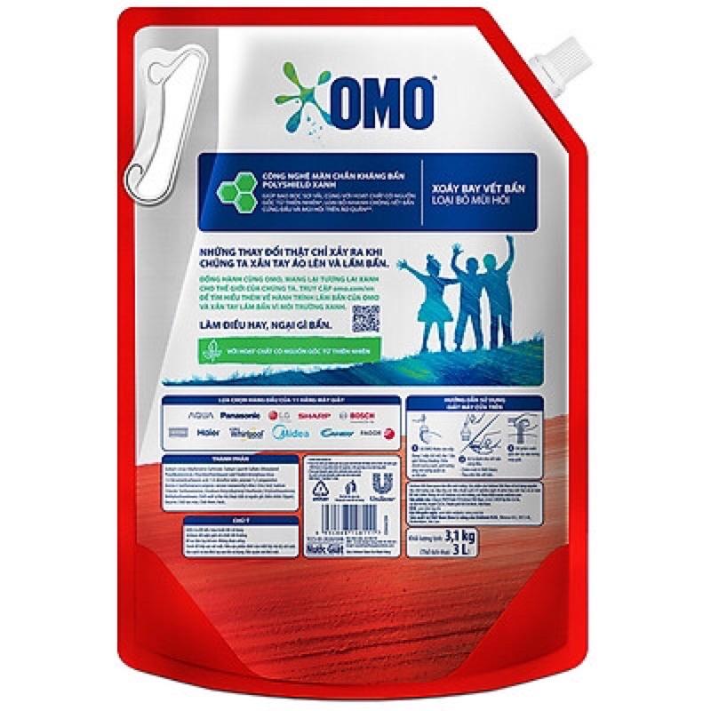 Nước giặt OMO Matic Sạch bẩn Khử mùi Cửa trên 3 lít