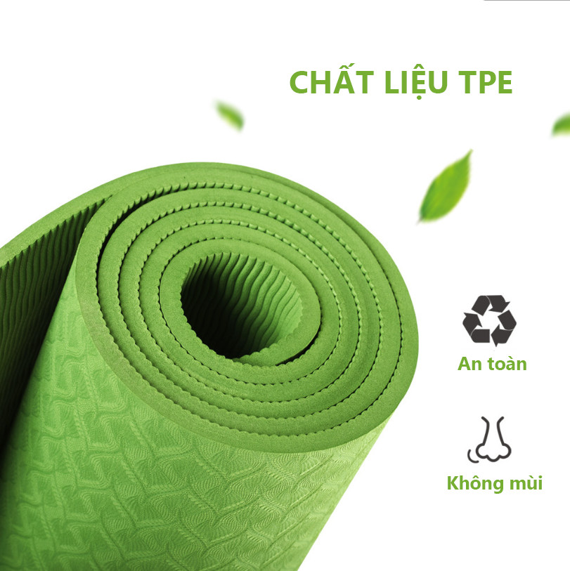 Thảm tập yoga siêu bám cao cấp DOPI DP1103 - Kèm túi đựng thảm