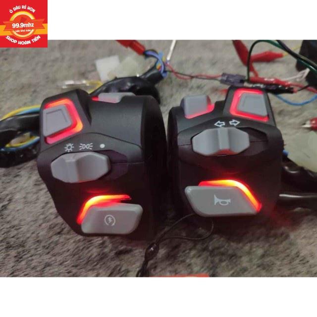 Cùm công tắc led light master cho xe Sonic Satria Raider Ex150 2019 Ex155 Vario MSX Sirius Wave nhỏ