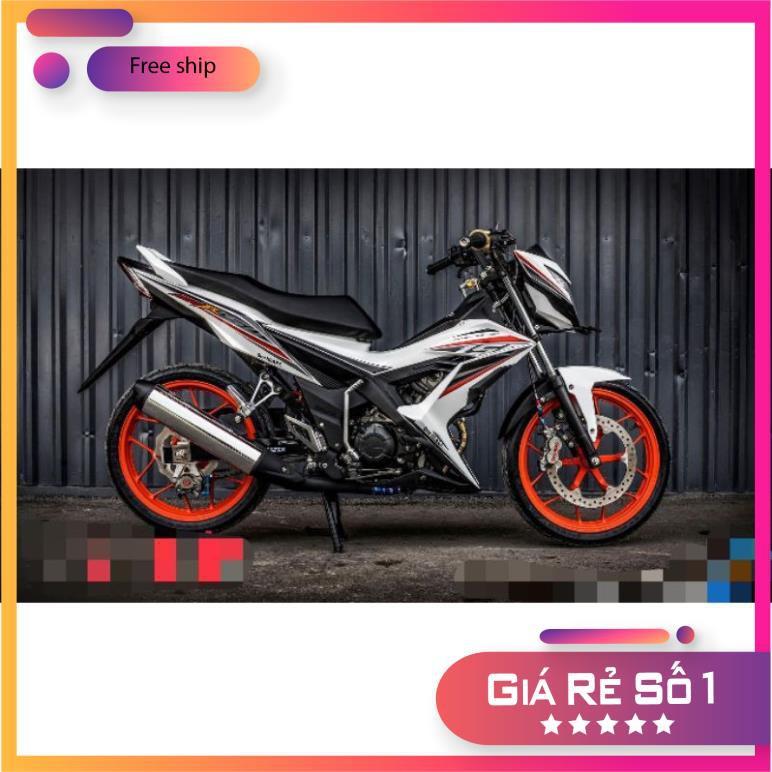 Tem rời dành cho xe SONIC 150 TRẮNG