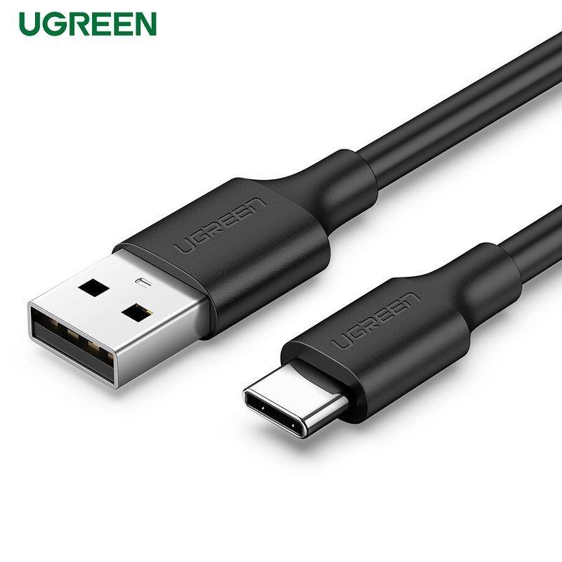 Ugreen UG60116US287TK 1M màu đen Dây USB 2.0 sang USB Type-C - HÀNG CHÍNH HÃNG