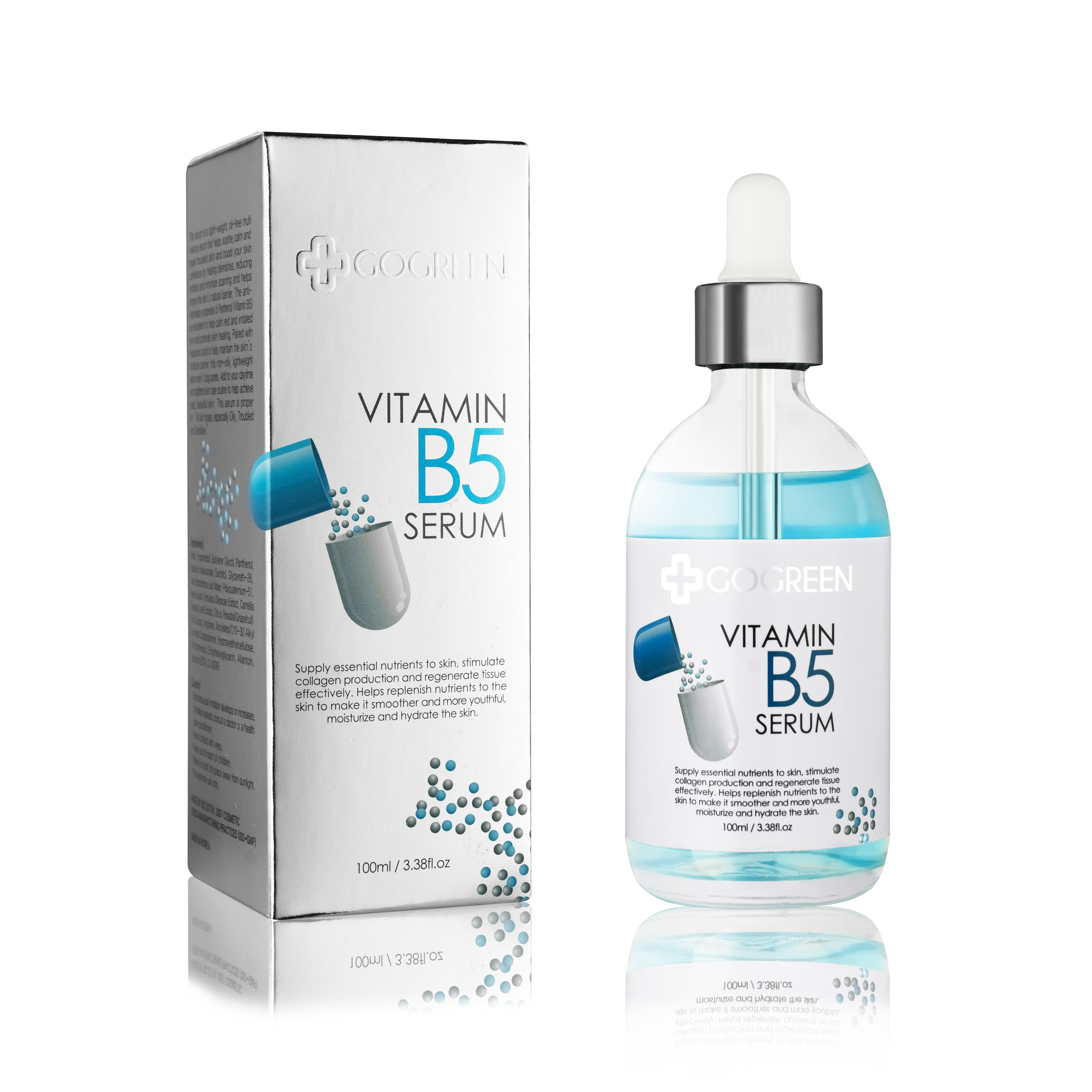 Serum cấp ẩm phục hồi da cao cấp GoGreen SERUM VITAMIN B5 100ml