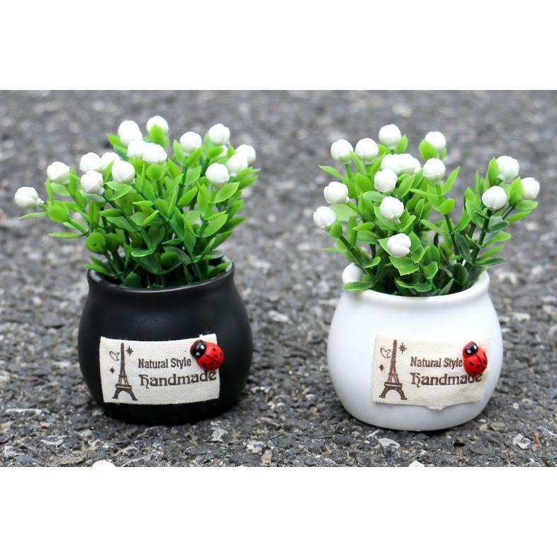 Set bình bông trang trí táp lô xe hơi- Hoàng Đông shop