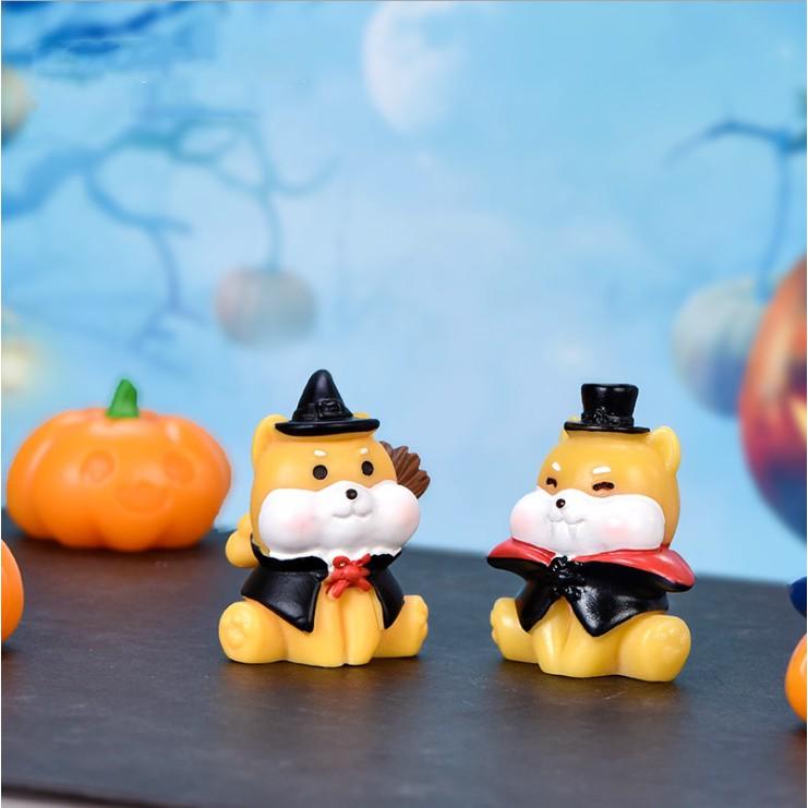 Mô hình các nhân vật cartoon trong trang phục Halloween ngộ nghĩnh dễ thương