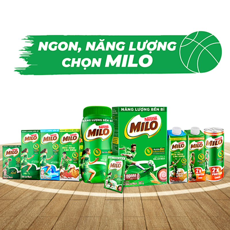 Sữa lúa mạch Nestlé MILO Nguyên chất 400g (hũ nhựa) - Giao mẫu ngẫu nhiên