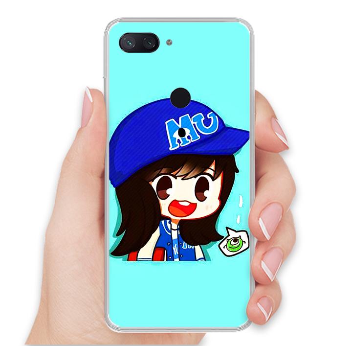 Ốp lưng dẻo cho điện thoại Xiaomi Mi 8 Lite - 0189 COUPLE01GIRL - Hàng Chính Hãng