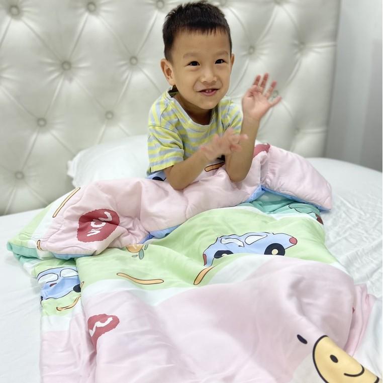 Mền Em Bé Mầm Non Kích Thước 1.0x1.2M Chất Liệu Tencel Mềm Mịn Thoáng Mát