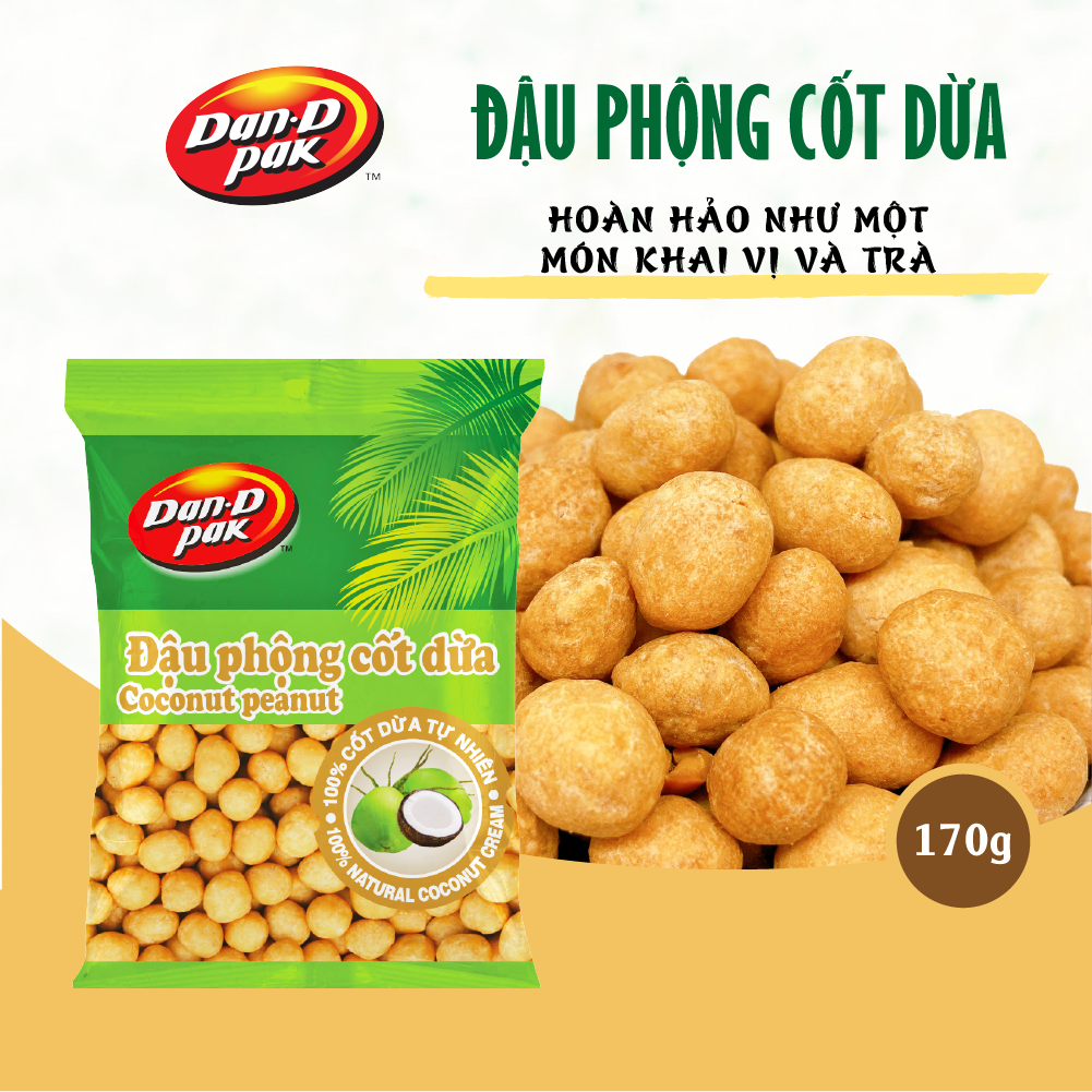 Đậu phộng nước cốt dừa Dan D Pak 170g