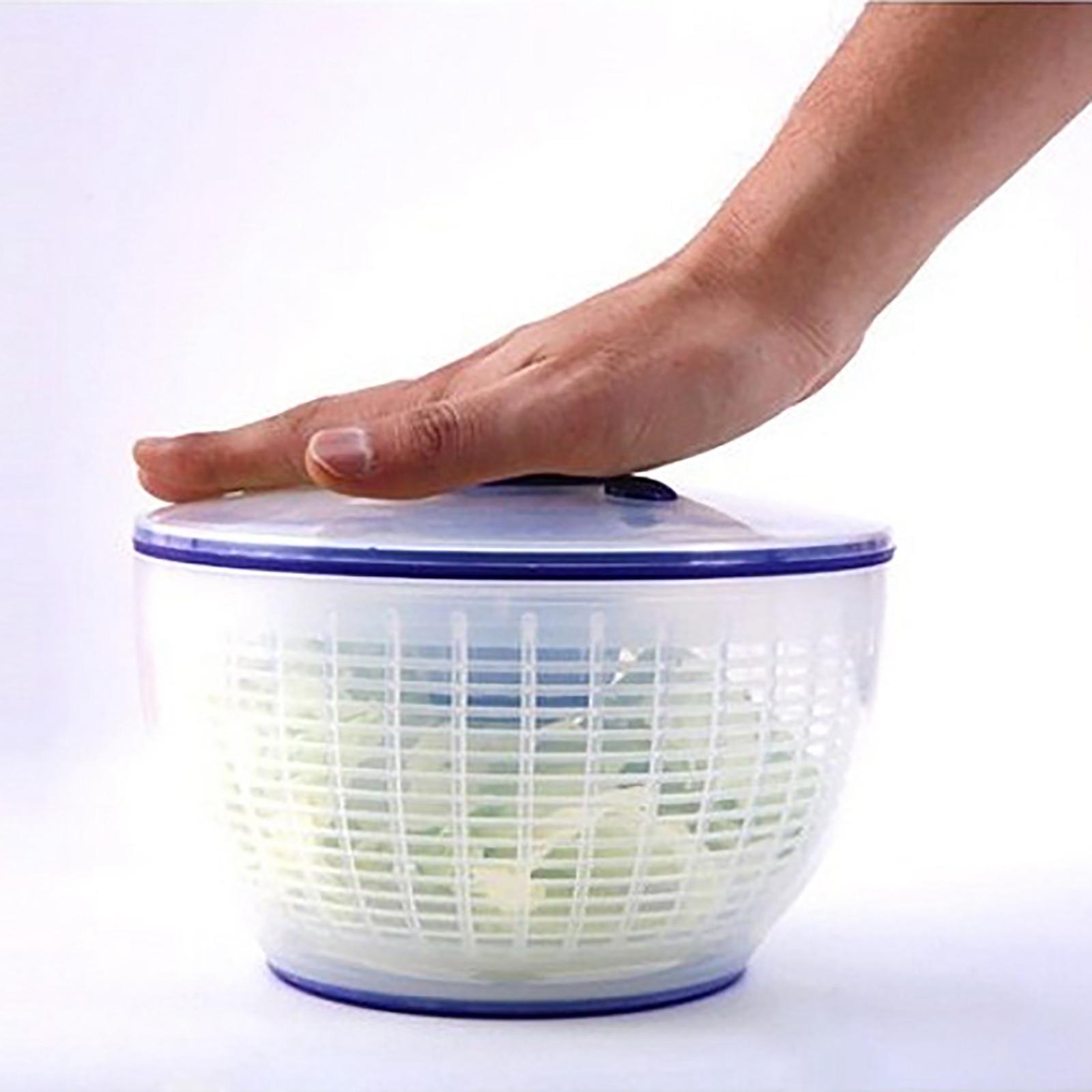 Salad Manual Fruits Vegetables Dryer Drainage Basket
