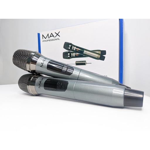 Micro không dây đa năng MAX-19, Bộ 2 Micro Karaoke Xe Hơi MTMAX BX7 2M chuyên nghiêp phiên bản mới