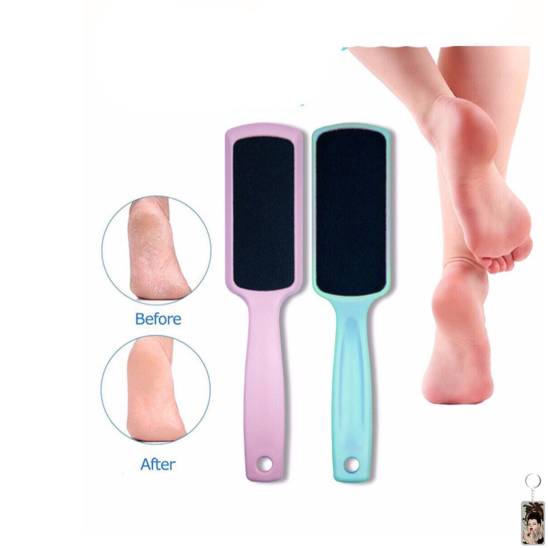 Dụng Cụ Chà Gót Chân Ceramic Pedicure File tặng kèm móc khóa- 1 cái chọn màu ngẫu nhiên