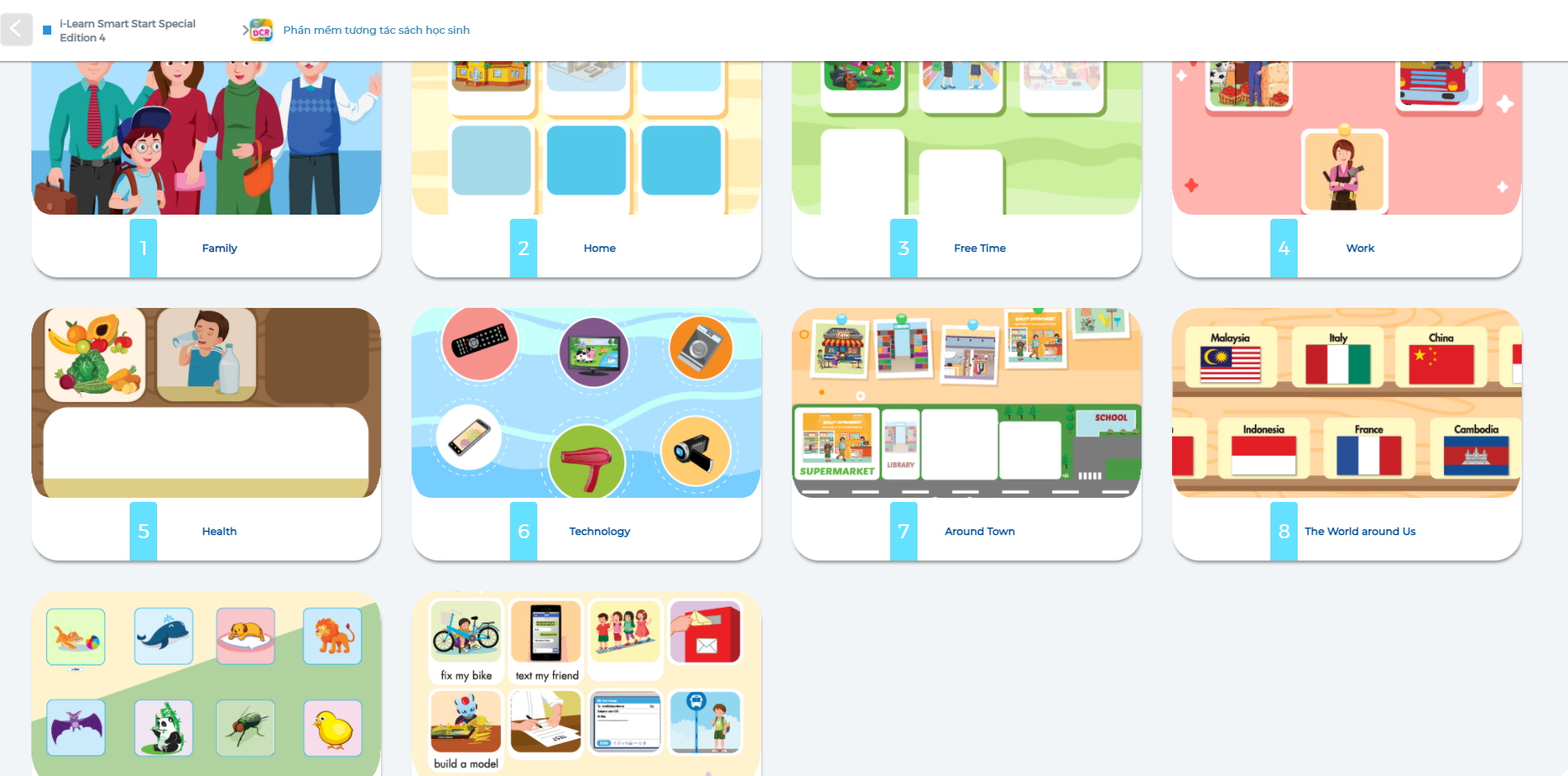 [APP] i-Learn Smart Start Special Edition 4 - Ứng dụng phần mềm tương tác sách học sinh