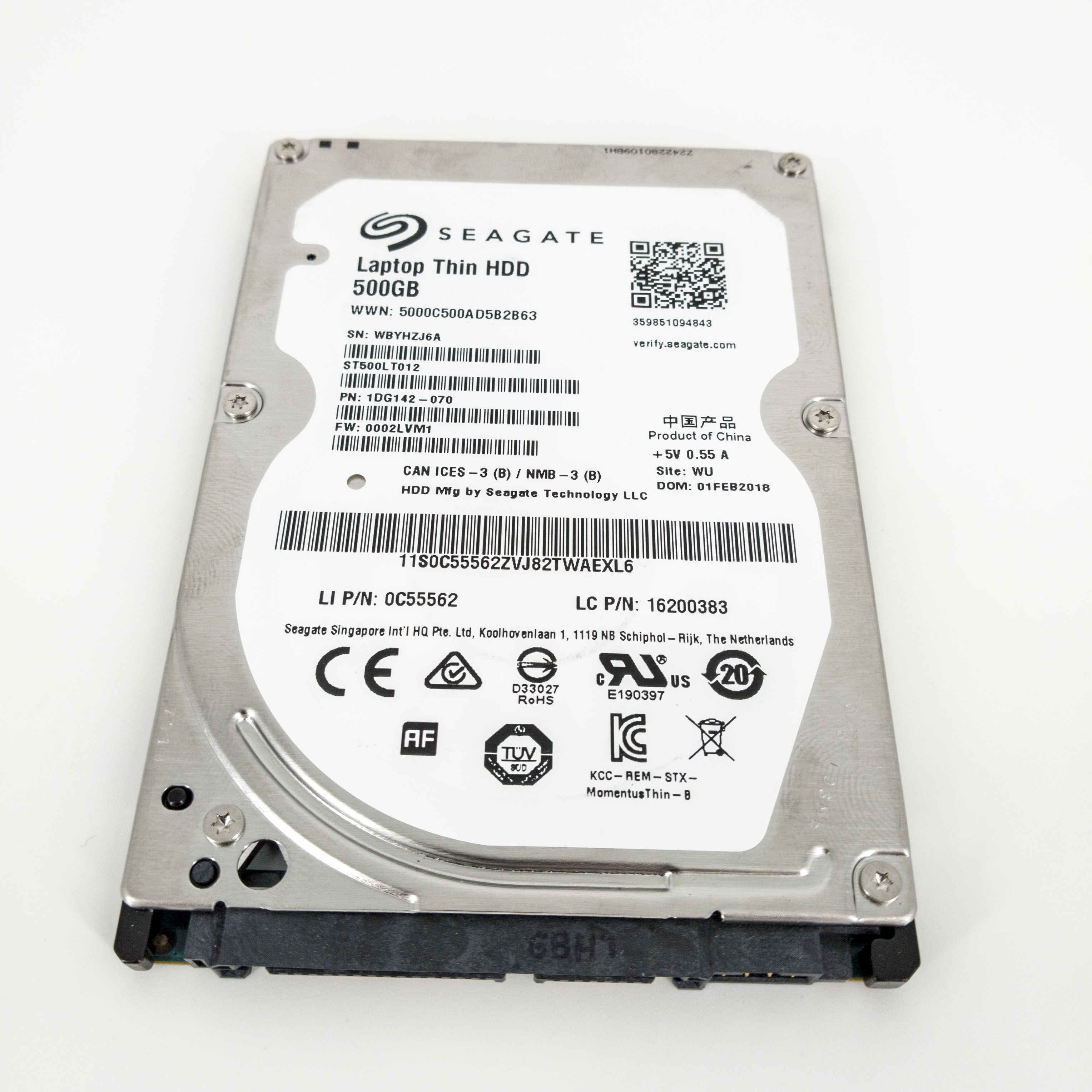 Ổ cứng HDD Seagate 500GB 2.5 &quot;SATA Thin- ST500LT012- Hàng Nhập Khẩu