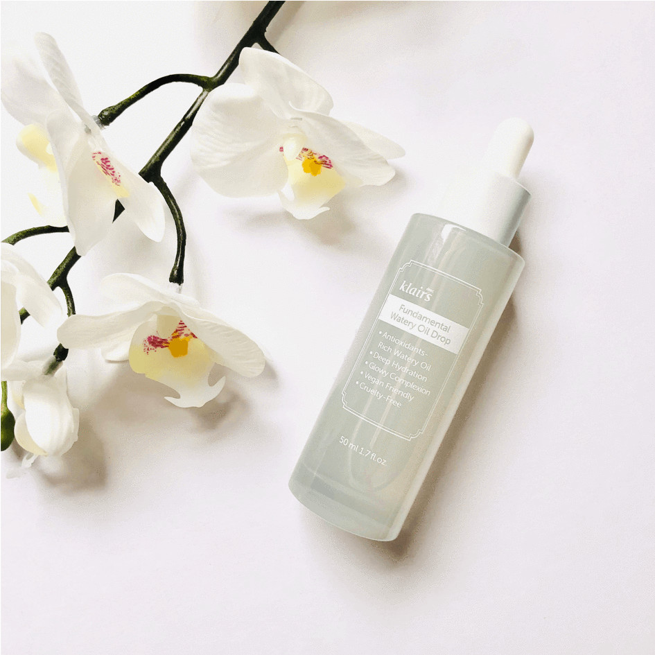 Tinh Chất Dưỡng Da,Chống Lão Hoá, Dưỡng Ẩm Sâu Klairs Fundamental Watery Oil Drop 50ml + Tặng Kèm 1 Băng Đô Tai Mèo